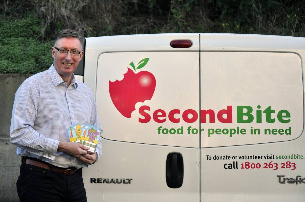 SecondBite CEO Jim Mullan launches the new fundraising campaign to feed hungry families.