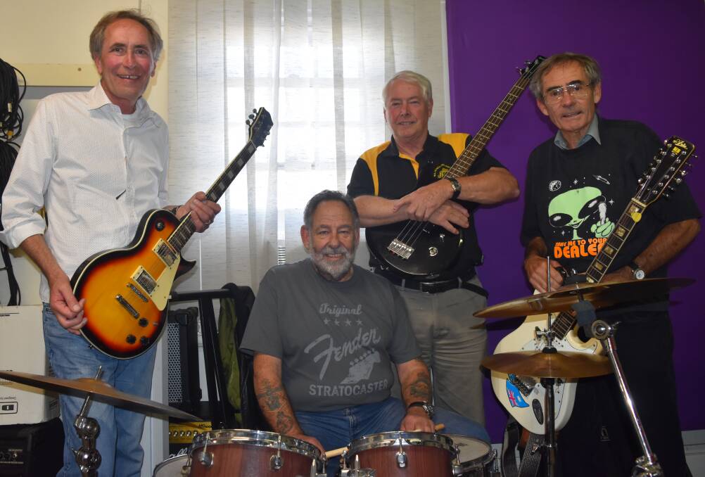 Herb Jurkiewicz, Peter Van Loggerenberg, Ron Clayton and Mike Fenton played songs by The Who and originals about travelling written by camping enthusiast Ron Clayton.
