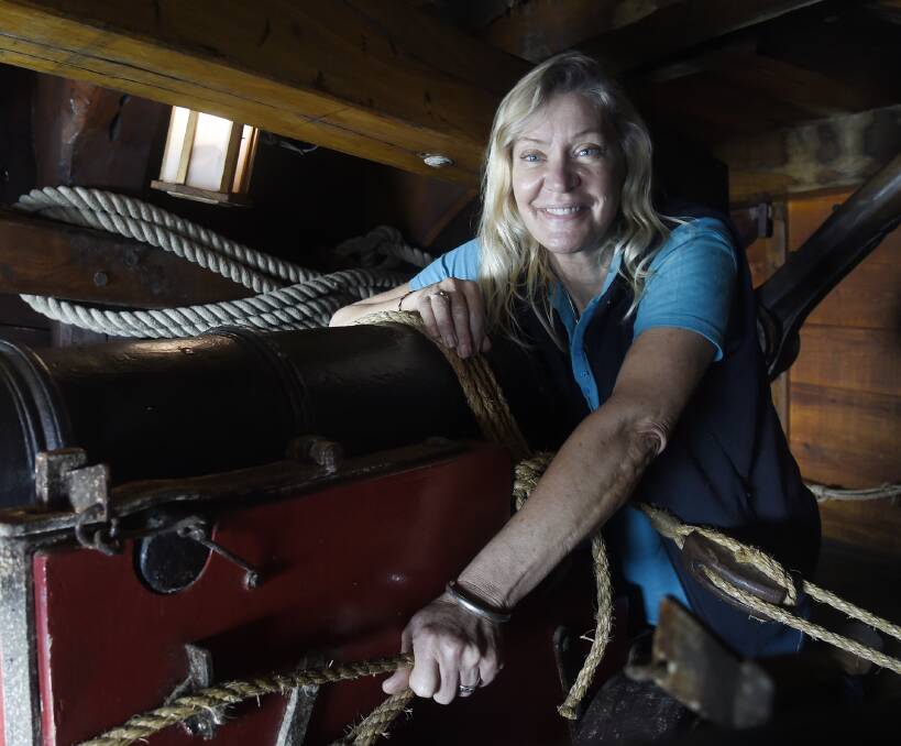 Modern sailor: Susan Vandermark's passion for the sea and the sailing life is driven by a need to explore and her connection to the tall sailing ship the Duyfken.