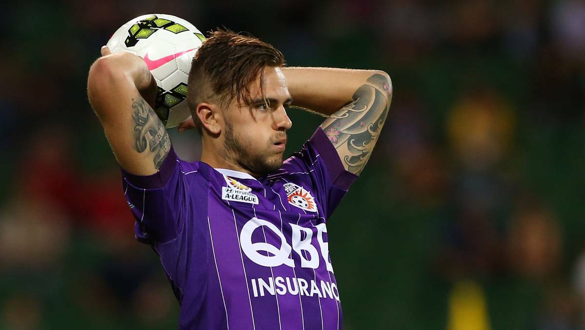 Bunbury soccer talent Josh Risdon has been named in the 2015-16 Professional Footballers Australia Team of the Season. Photo: Getty Images. 