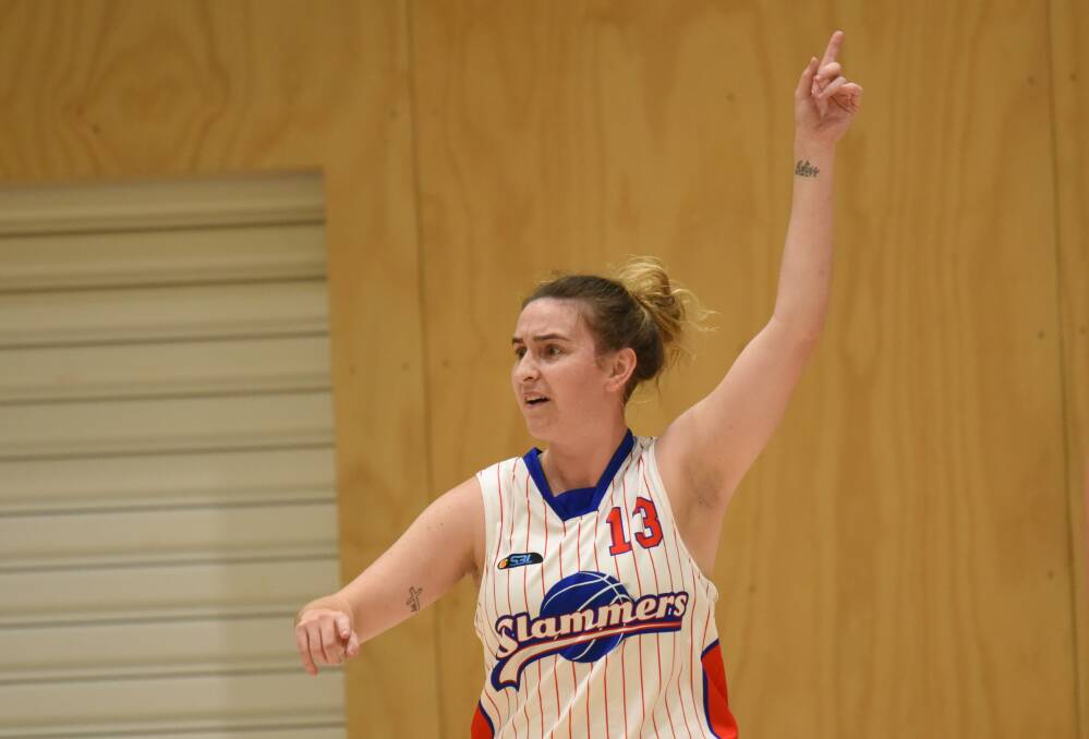 On fire: South West Slammer Courtney Bayliss shot 30 points on Friday night to lead her side to victory over the Willetton Tigers. Photo: Marta Pascual Juanola.