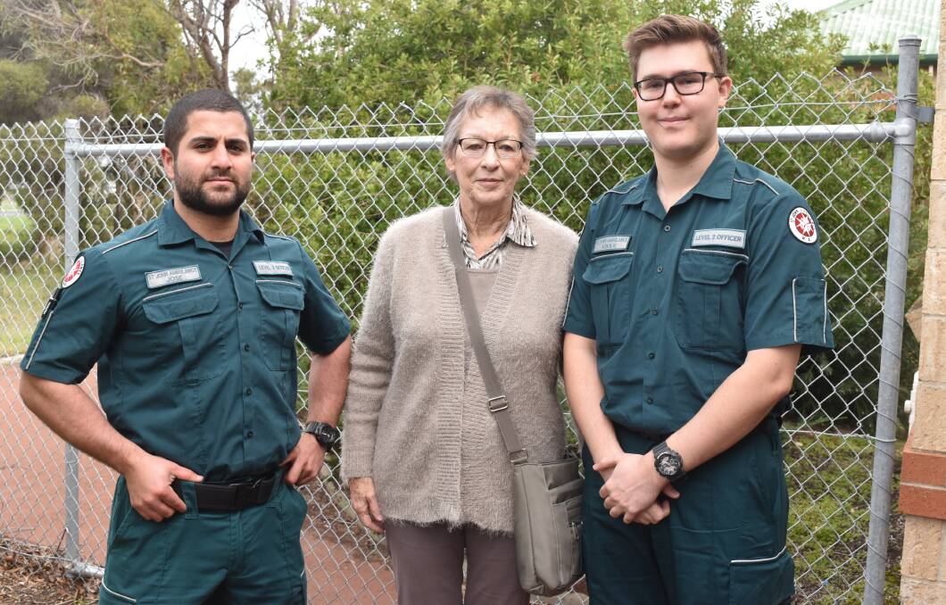 South West St John Ambulance crew thanked for saving a life