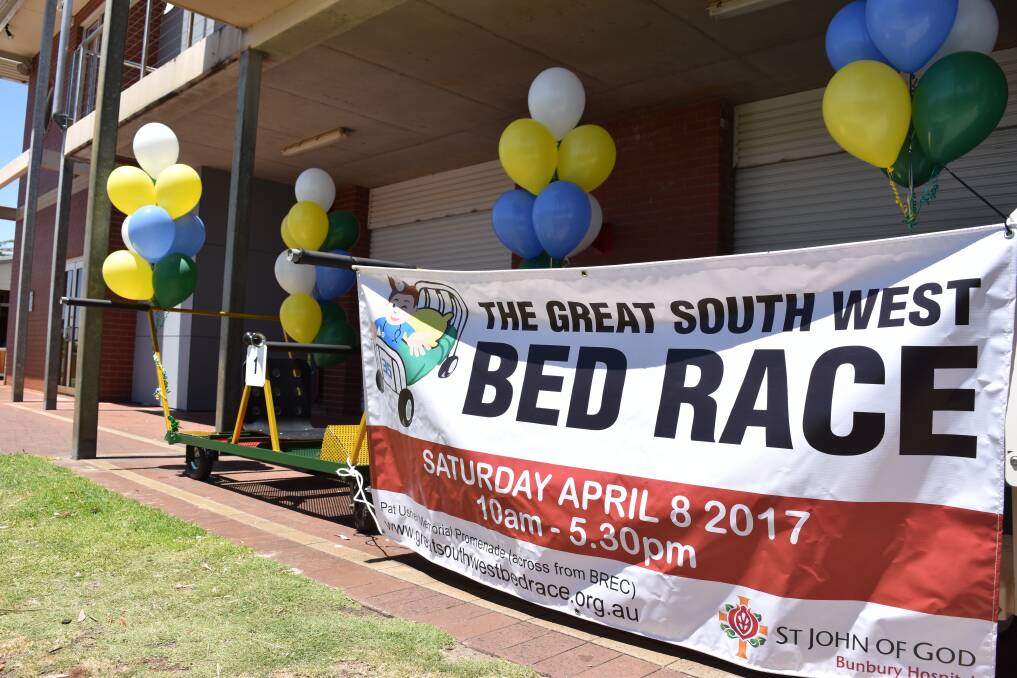 The Great South West Bed Race on April 8 is set to bring plenty of fun to Bunbury while raising money for a great cause.