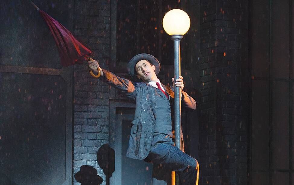 Grant Almirall is currently performing as Don Lockwood in Singin' In The Rain at Crown Perth, a show local radio presenter Cliff Reeve recommends highly.