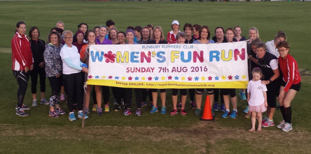 Coming soon: The Bunbury Runners Club Women's fun run and walk will hit the course around Leschenault Inlet and Queen's Gardens on Sunday, August 7. 