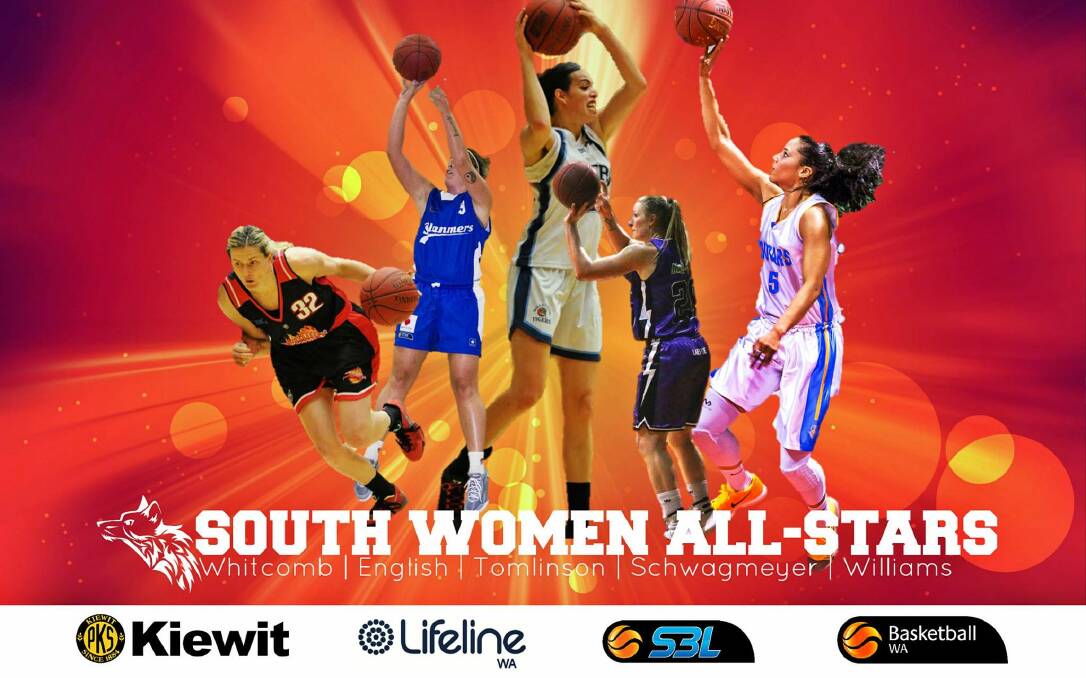 South West Slammer Dena English has been named as a starter in the South Women All-Star side.