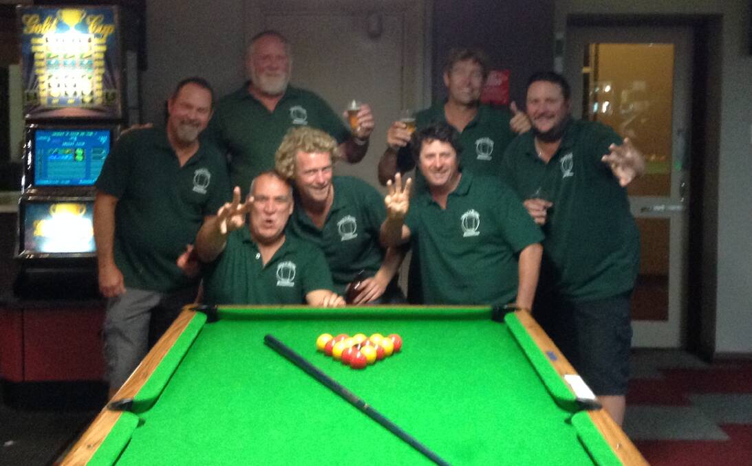 Ready to play: Bunbury Pool Association A1 division side, Capel Barflies, celebrated a third straight premiership in 2015 and will be keen to defend their crown again during the upcoming season. 
