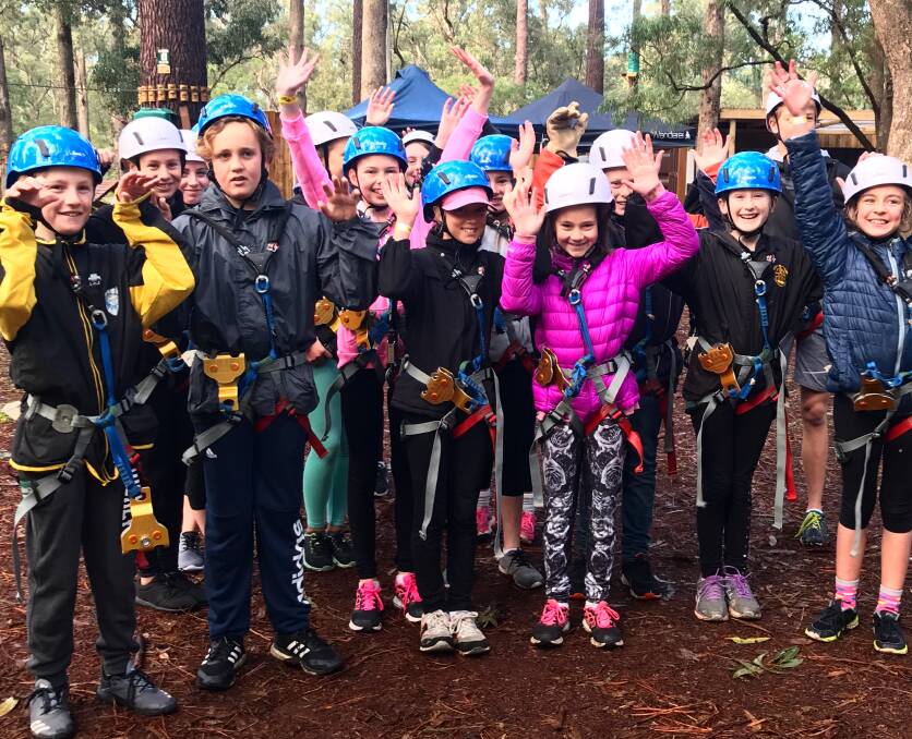Children from the Shire of Capel enjoying a past edition of the Inzone school holiday program. 