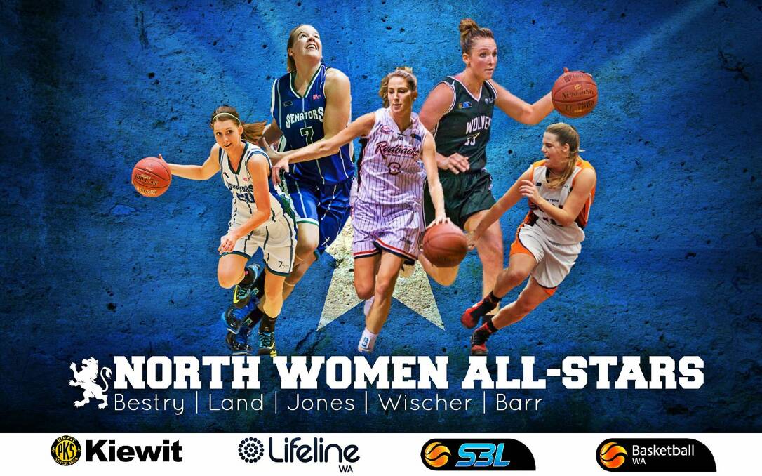 The 2016 North Women All-Stars team.