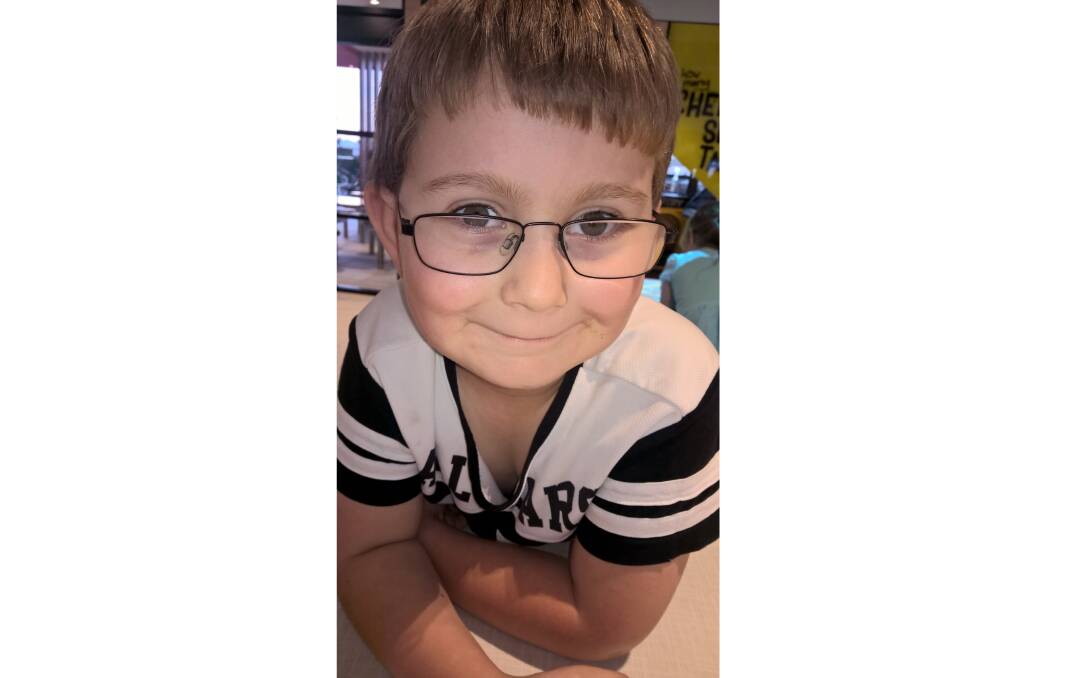 Bunbury seven-year-old Aidan Smithies