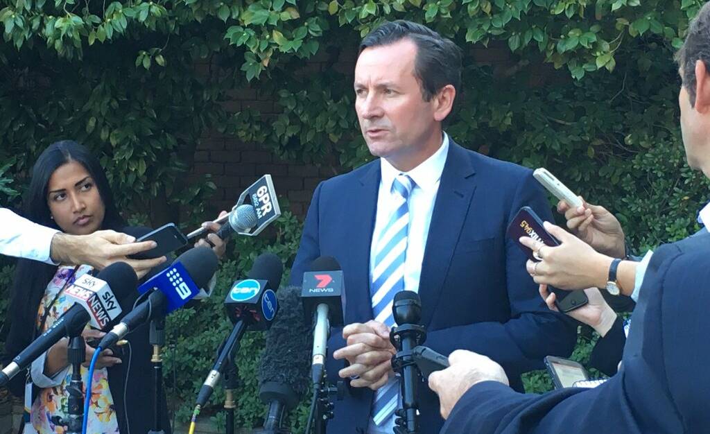 WA opposition leader Mark McGowan described the 2016-17 state budget as one with no plan for the future. Photo: Eliza Laschon/Twitter.