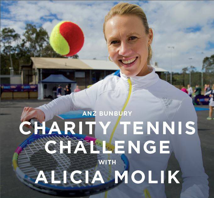 Bunbury invited to challenge Alicia Molik for charity