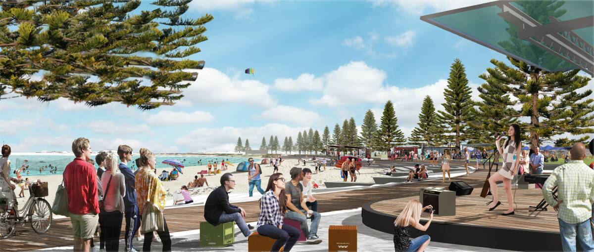 An artist impression of Bunbury's Waterfront project.