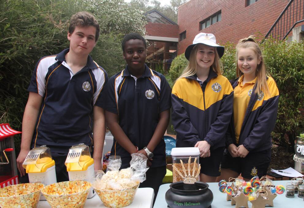 Bunbury Cathedral Grammar School students will host a Monster Craft Fair as part of their annual Open Day this Sunday. Pictured are students Dylan Wutchak, Anesu Chakaingesu, Meg James and Hannah Dooling.