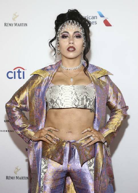 Kali Uchis attends the Universal Music Group's 2018 After Party for the Grammy Awards. Photo: Photo by John Salangsang/Invision for UMG/AP Images