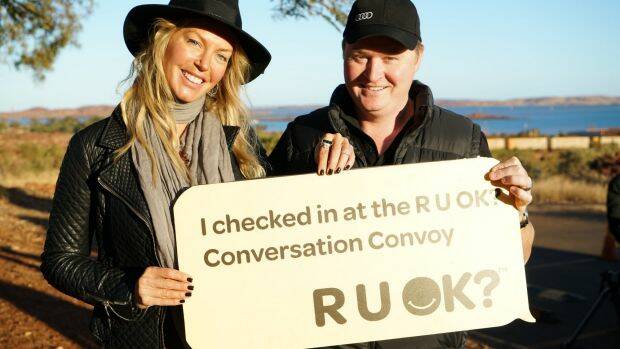 Annalise Braakensiek: On the road with the RUOK? Conversation Convoy. Photo: Supplied
