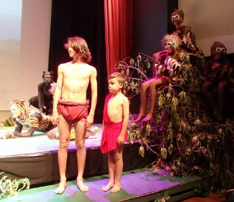 Theatre friendly: Bunbury actor and student Luke Callaghan (left) is performing in Camelot Theatre's adaptation of The Jungle Book. Photo: Supplied. 