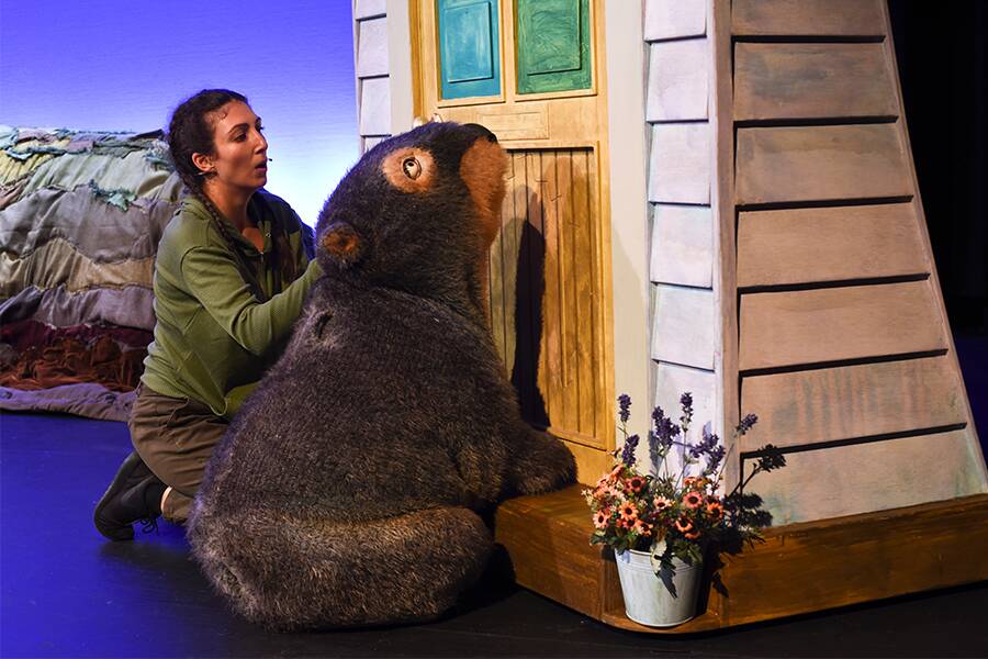 Animal attractions: Mothball, star of Diary of a Wombat, will hit the stage at BREC on October 6. Photo: Supplied. 