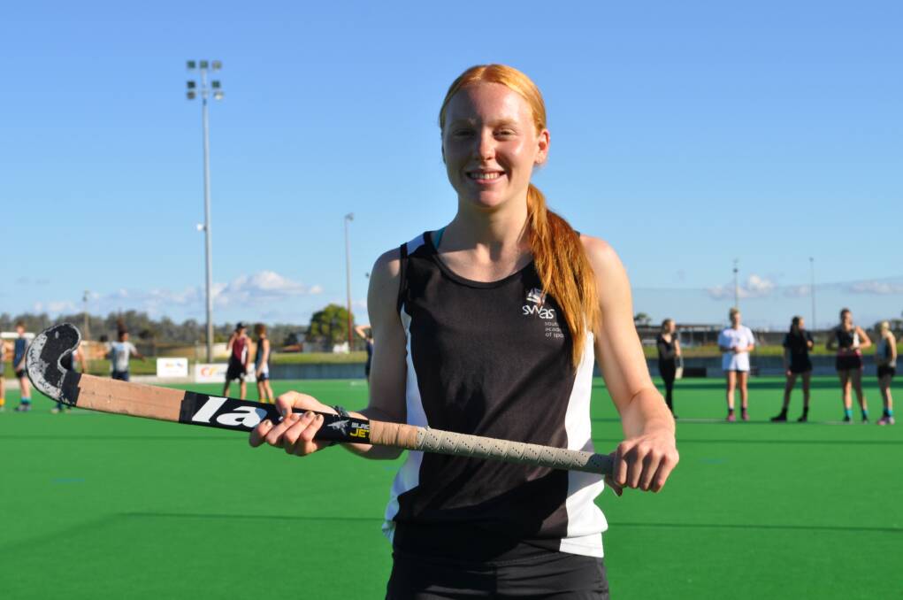 Excited: Hockey star Bronte Price will play for the Northern Territory in this month's Under 18s National Championships. Photo: Thomas Munday. 
