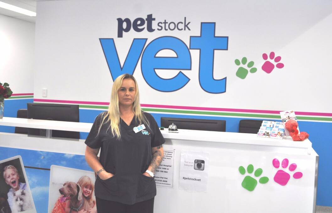 Award-winning effort: PETstock Bunbury head veterinary nurse Nikki White has been crowned Petplan Veterinary Nurse of the Year 2017. Photo: Thomas Munday. 