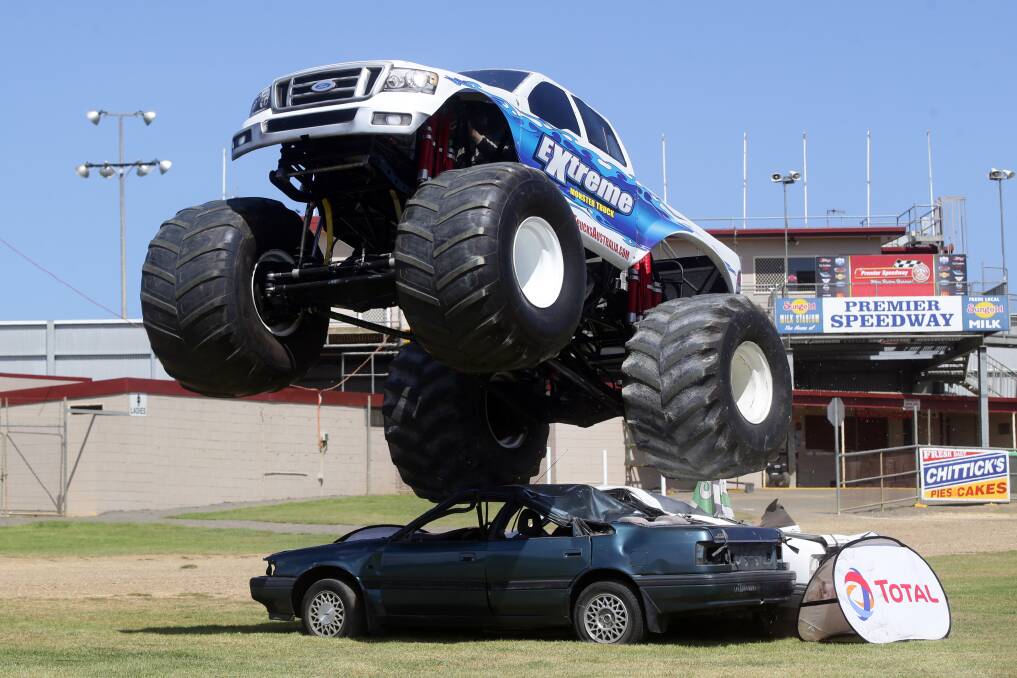 HIGH VOLTAGE: The excitement of monster trucks is coming to Maitland next month. Promoters said the show will go on despite a recent engine theft.