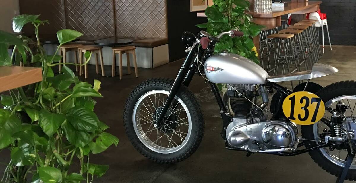 Sweet ride: “It’s all about the ride and having fun but how you want to get there and what you want to show up on is up to you and your soul.” Photo: Deus Ex Machina.