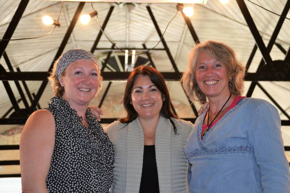 Joining forces for health and wellness: Nina Concannon, Barbara Cafagna and Karen Crutchlow. Photo: Emily Sharp.