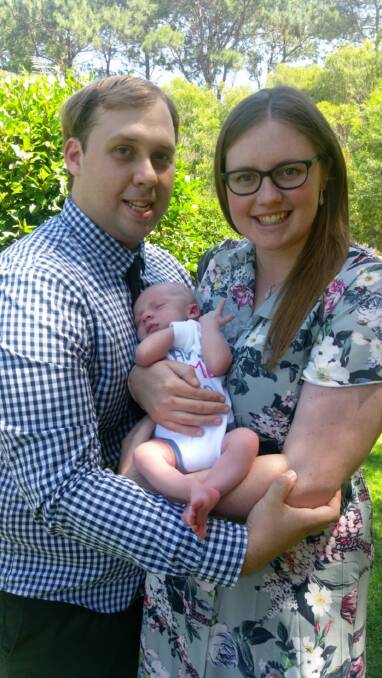 Emily and Michael McKelvie welcomed James Michael McKelvie on December 15, 2017 at 2.29pm, weighing 3.53kg and 54cm in length. 