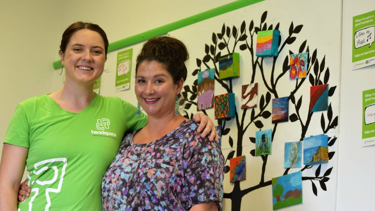 Funding boost welcomed: Bunbury headspace community engagement officer Penny McCall with centre manager Marie Eckersley. Photo: Emily Sharp.