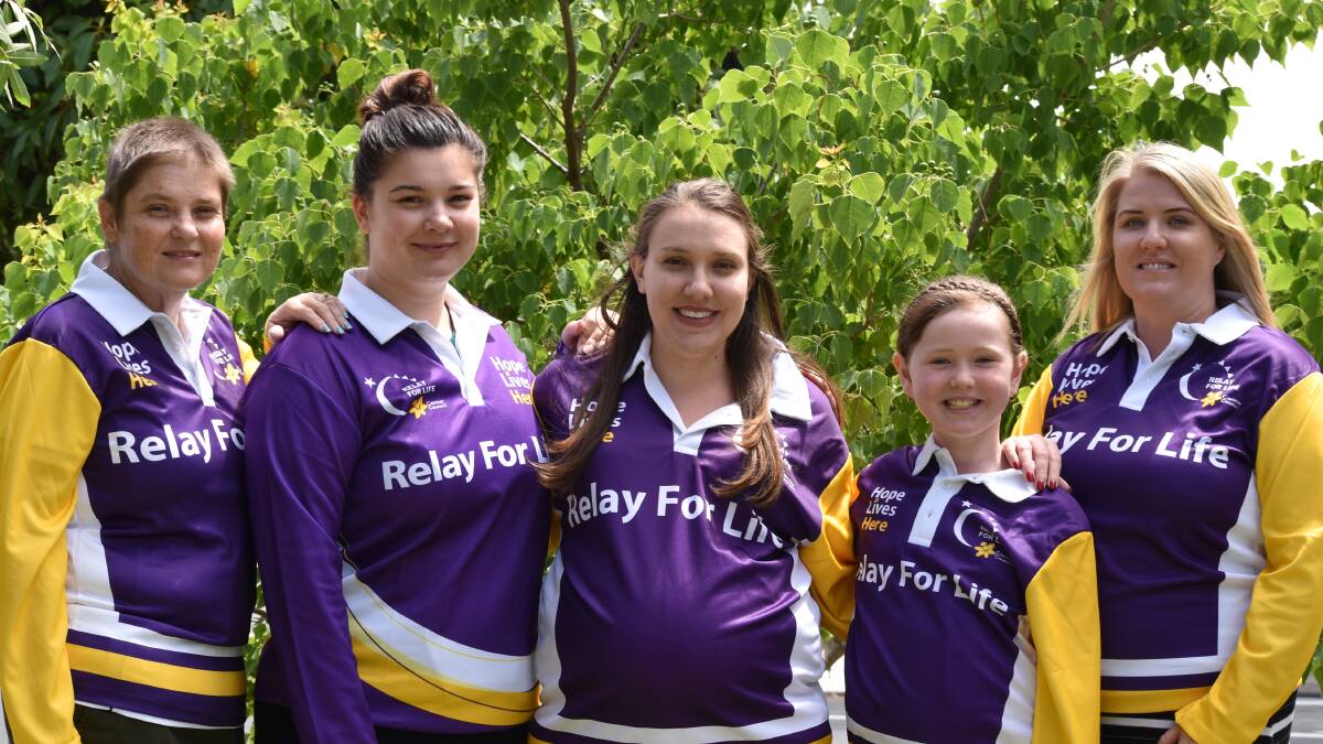 Raising funds to support South West families: House That team members Melissa Shaw, Kirsty Maldon, Juzann Wilkinson, Nicola and Tammi Dods are looking forward to this year's Relay for Life. Picture: Emily Sharp.
