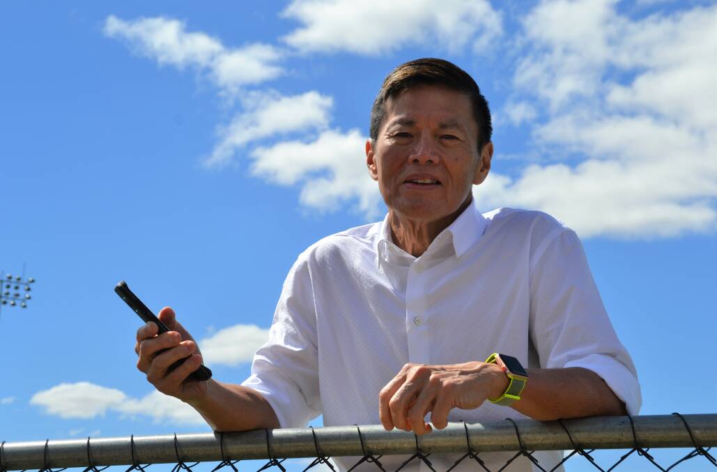 Connectivity upgraded: Optus chief executive Allen Lew visited Bunbury last week after a new mobile site in Davenport was switched on. Photo: Emily Sharp.