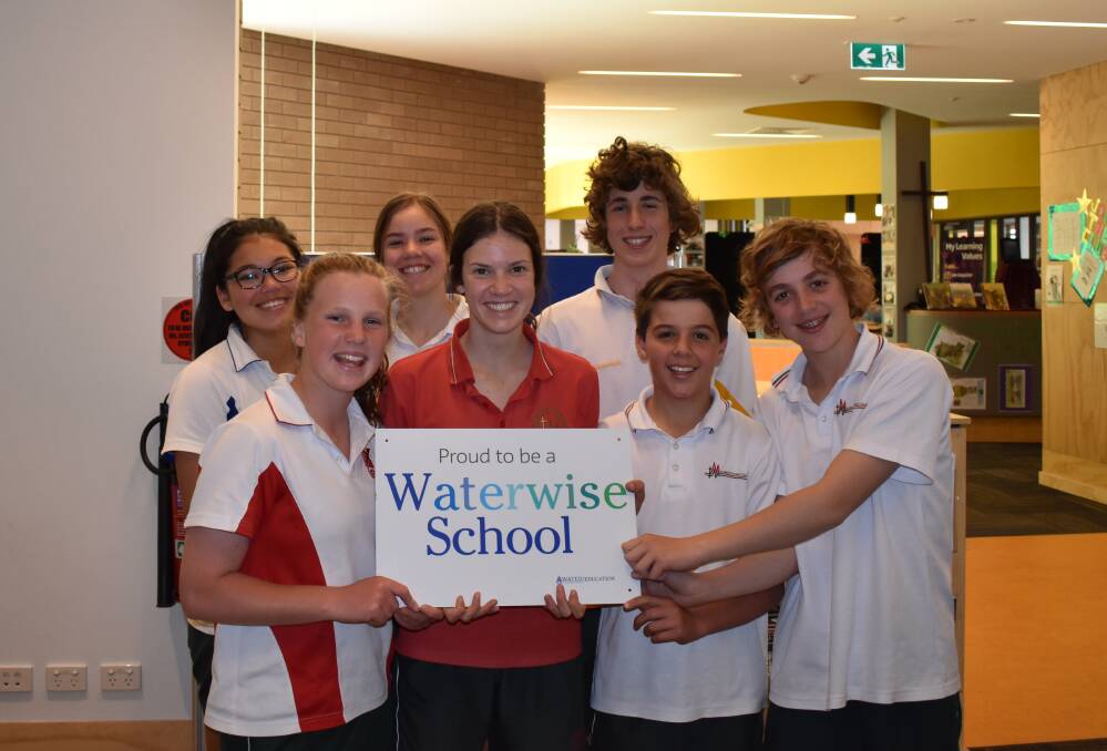 Year 9 students at Bunbury Catholic College – Mercy Campus are across water sustainability.
