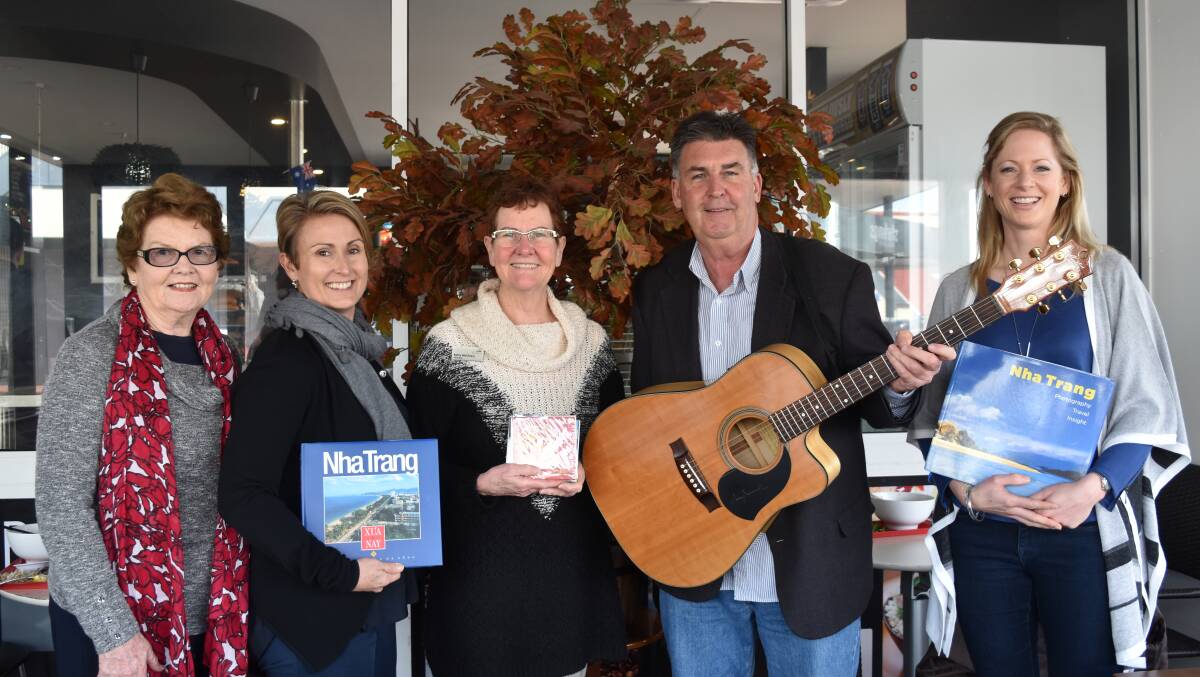Businessman and master of storytelling through music David Morgan shared his experiences while working in Vietnam at a Bunbury Sister Cities luncheon last Thursday. Photo: Ivy James 