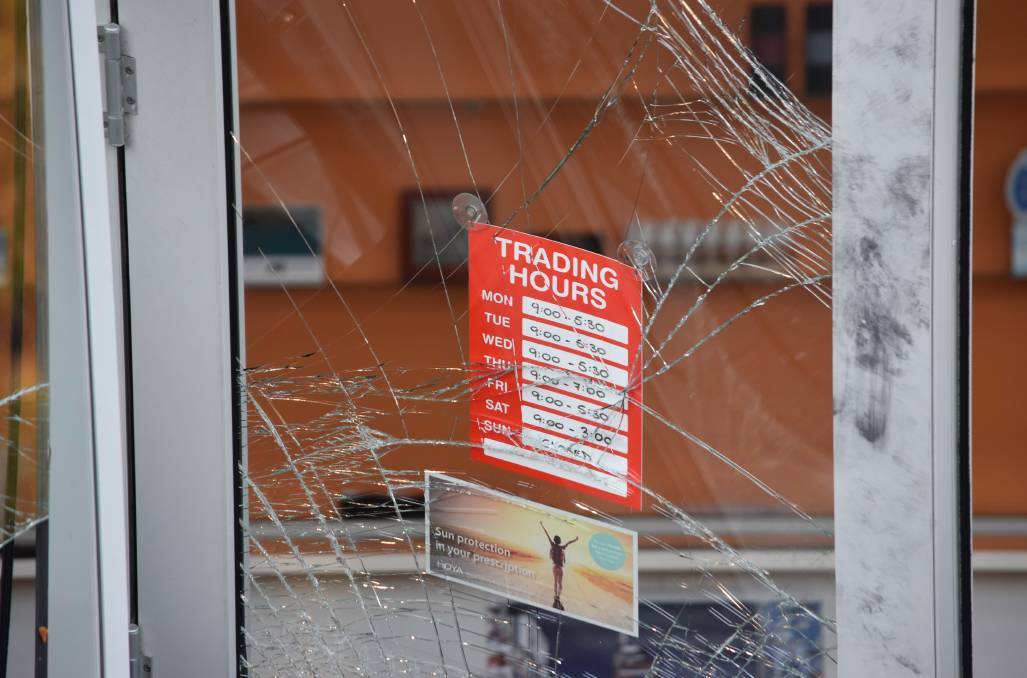 Police are calling for witnesses after a ram raid on a sunglasses store at Bunbury Forum on Saturday night. Photo: Andrew Elstermann