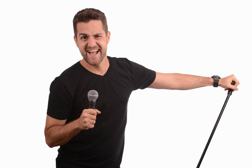 Ivan Aristeguieta is preparing his stand up routine for the International Melbourne Comedy Festival Roadshow headed to BREC next month.