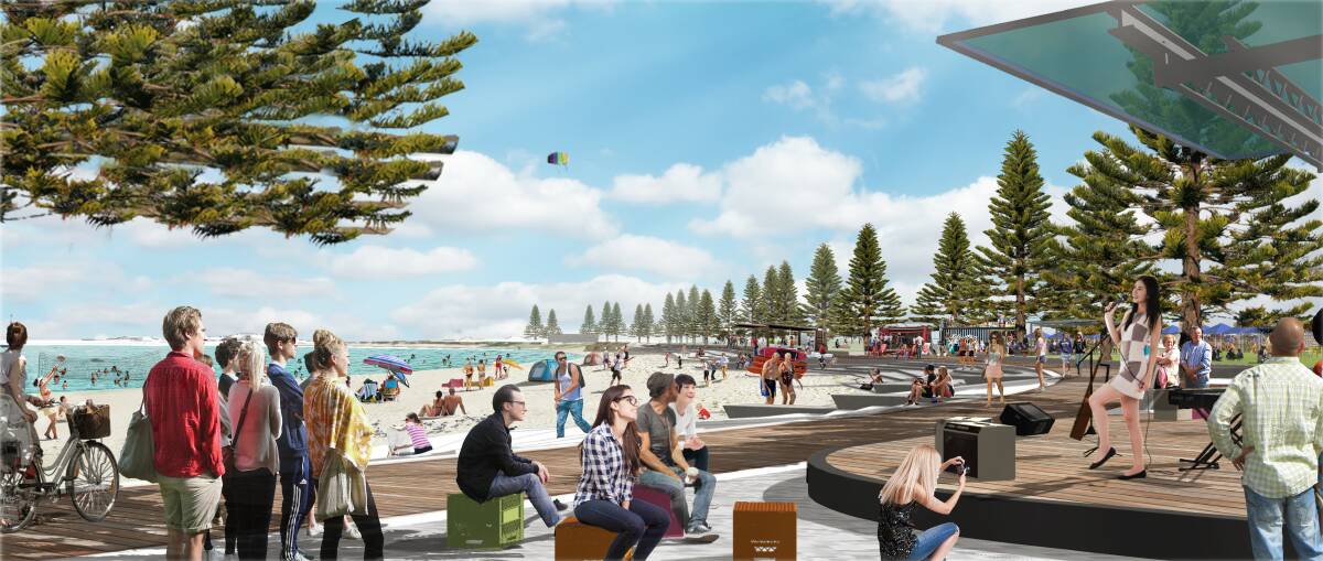 Artist impression of the new Koombana bay. Photo: South West Development Commission.