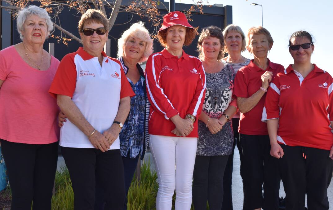 The Heart Foundation and South West Women's Health Centre walking group meet every Wednesday to walk and keep active. Photo: Kaylee Meerton.