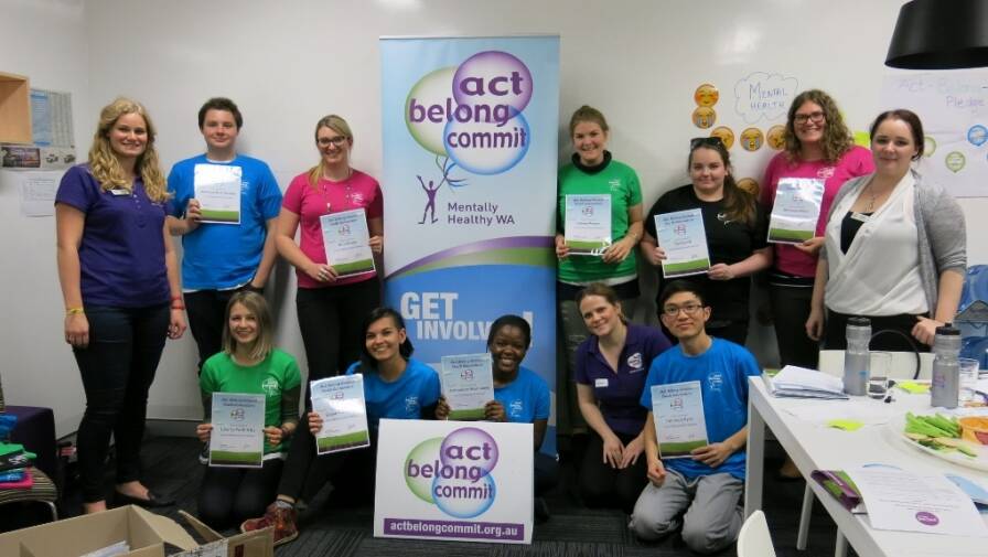 Act-Belong-Commit is set to host three free workshops in Bunbury and Busselton for young people to learn about being mentally healthy and assisting others to look after their own mental health. Photo: Act-Belong-Commit website.