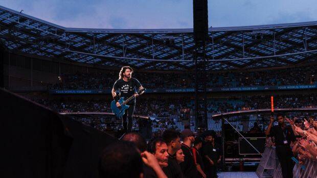 Dave Grohl of the Foo Fighters. Photo: James Brickwood
