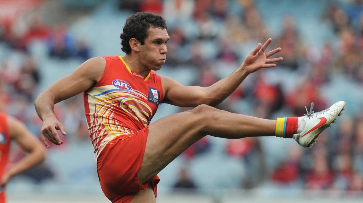 Harley Bennell last played at the AFL level for the Gold Coast in 2015. Photo: The Age/Joe Armao.