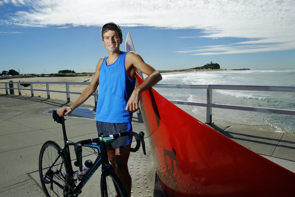 Novocastrian triathlete Aaron Royle.