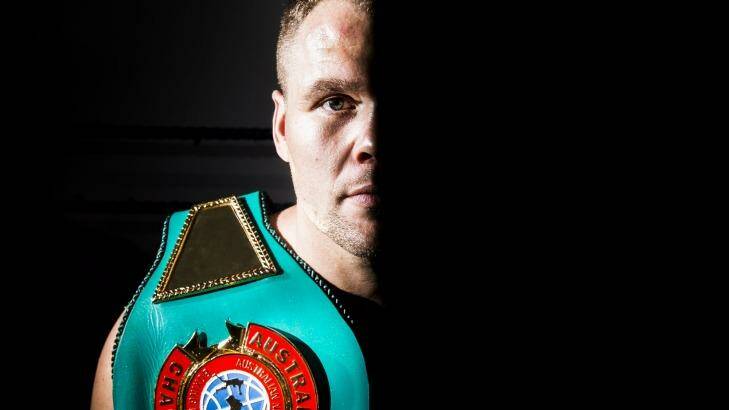 Australia's new heavyweight boxing champion Ben Edwards. Photo: Matt Bedford