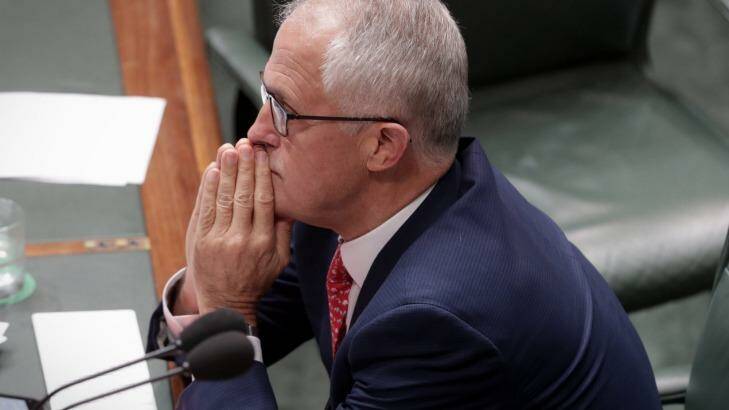 Prime Minister Malcolm Turnbull has a solution to carbon emissions but can't bring it on. Photo: Andrew Meares