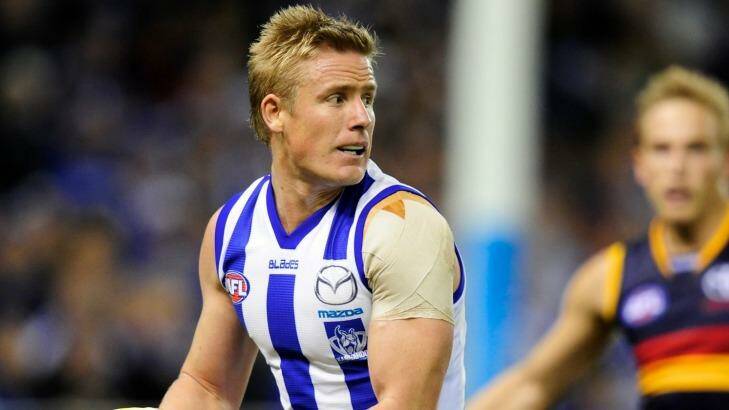 Liam Anthony is one of eight players let go by North Melbourne.  Photo: Sebastian Costanzo