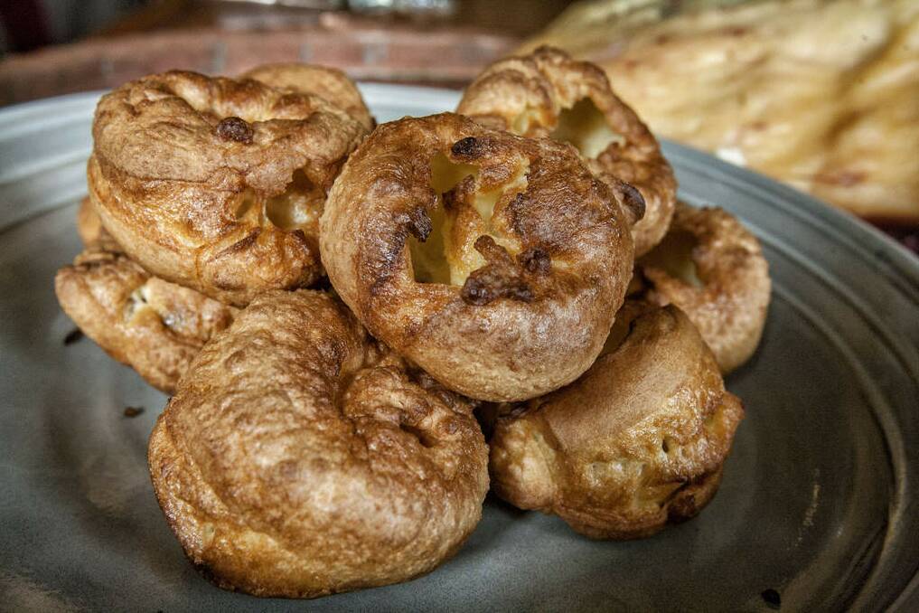 Puffed and golden ... Yorkshire puddings. Photo: Luis  Ascui