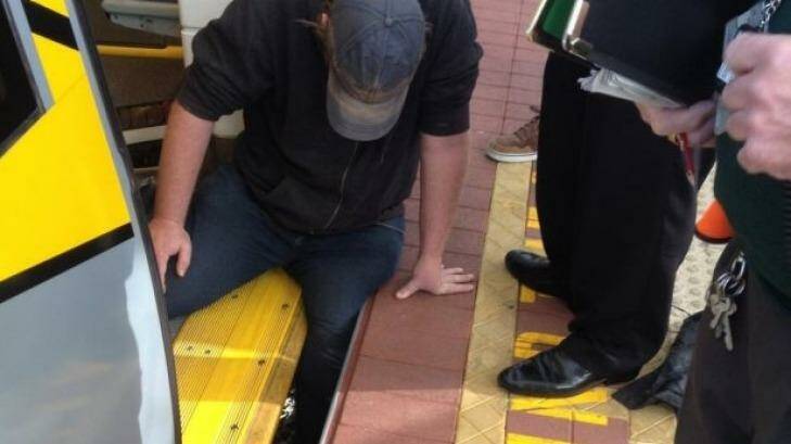 An incident at Perth Station hit international headlines in 2014. Photo: Nicholas Tayor/Twitter