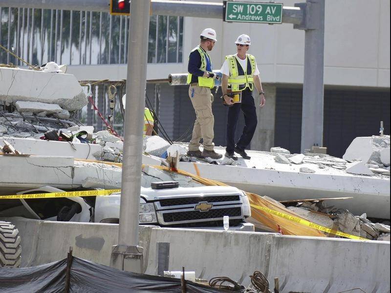 Mere seconds separated those who were killed in a bridge collapse in Miami and the survivors.