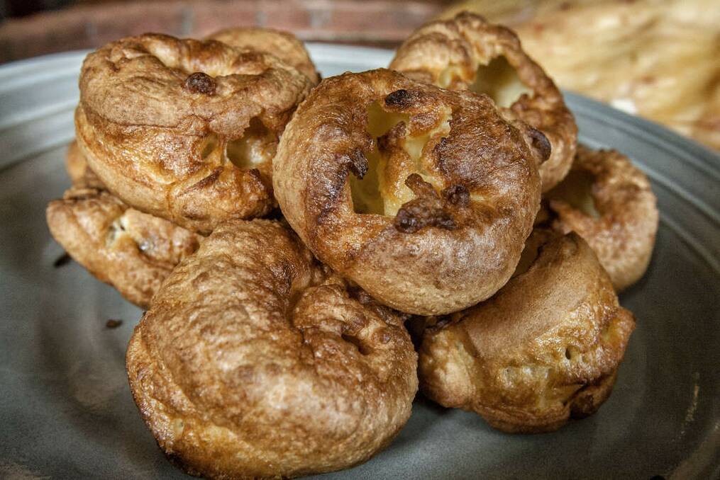 Yorkshire puddings at the Commoner restaurant in Fitzroy. Photo: Luis Ascui