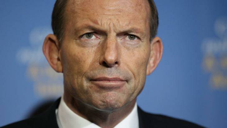 Tony Abbott met with Muslim leaders on Monday. Photo: Alex Ellinghausen