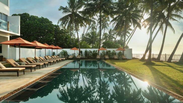 KK Beach Hotel & Club, Sri Lanka features expansive views along the southern coastline. Photo: Jiri Lizler